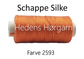 Schappe- Seide 120/2x4 farve 2593 rust rød